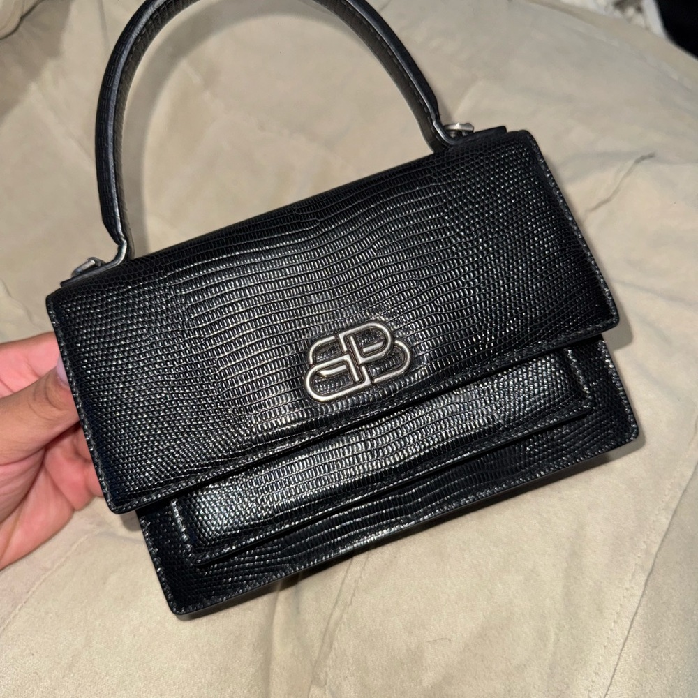 Balenciaga black handle bag